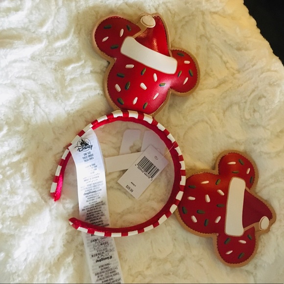 ✨ NWT Disney Christmas Sugar Cook Mickey Ears ✨ - Picture 6 of 10